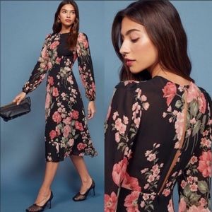 Reformation midi Luanne Dress in Louise Floral.